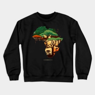 Embrace the breathtaking landscapes and vibrant culture of Africa, where every turn reveals a new masterpiece. Crewneck Sweatshirt